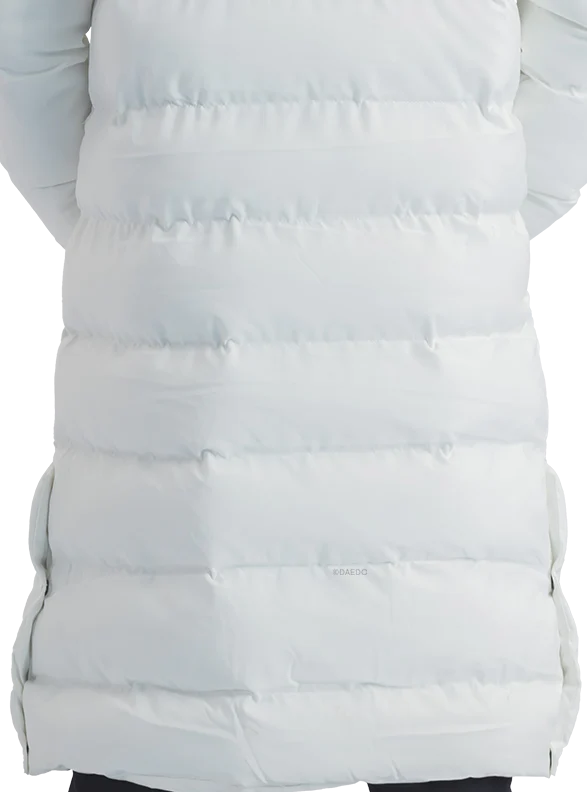 LONG PUFFER JACKET WHITE - Image 4