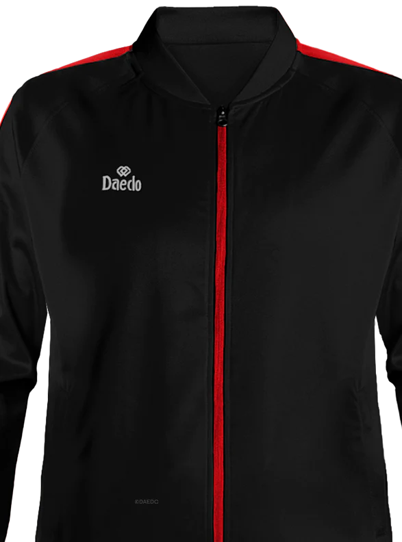 SLIM FIT TRACKSUIT BLACK/RED - Image 2