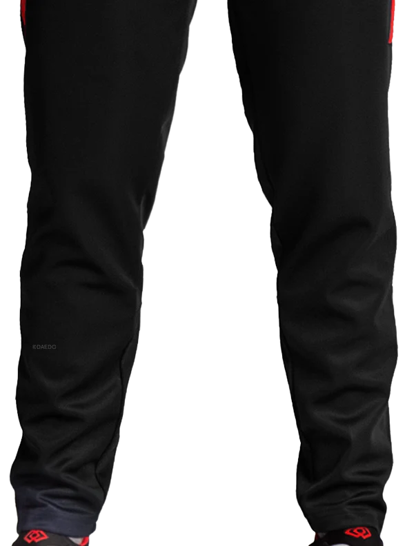 SLIM FIT TRACKSUIT BLACK/RED - Image 4