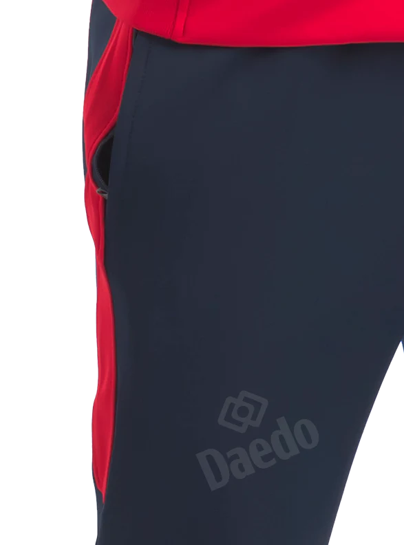 SLIM FIT TRACKSUIT RED/BLUE - Image 5