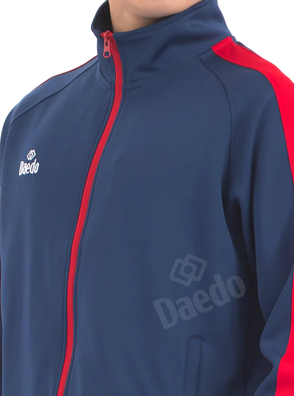 SLIM FIT TRACKSUITE BLUE/RED - Image 2
