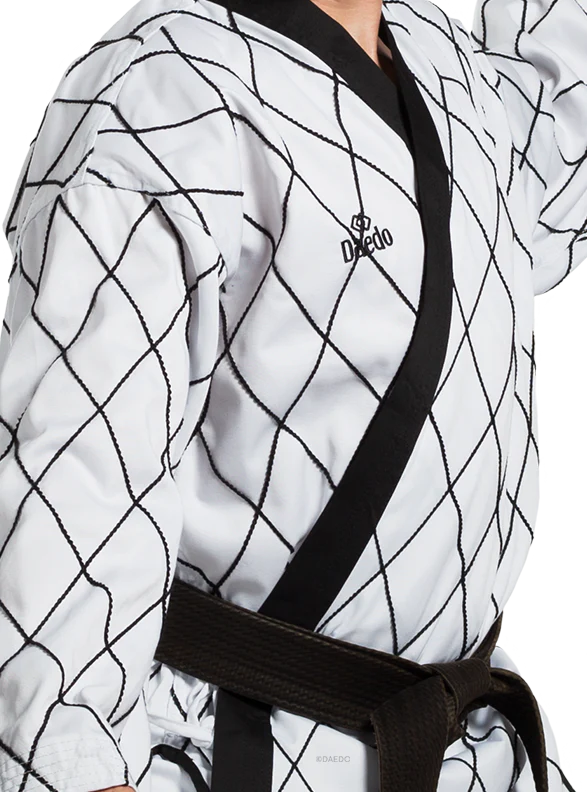 RHOMBUS EMBROIDERY HAPKIDO UNIFORM - Image 3